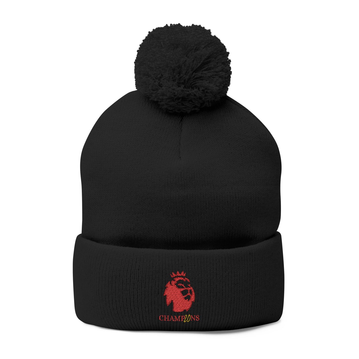 PL Champions 20 embroidered winter knitted hat
