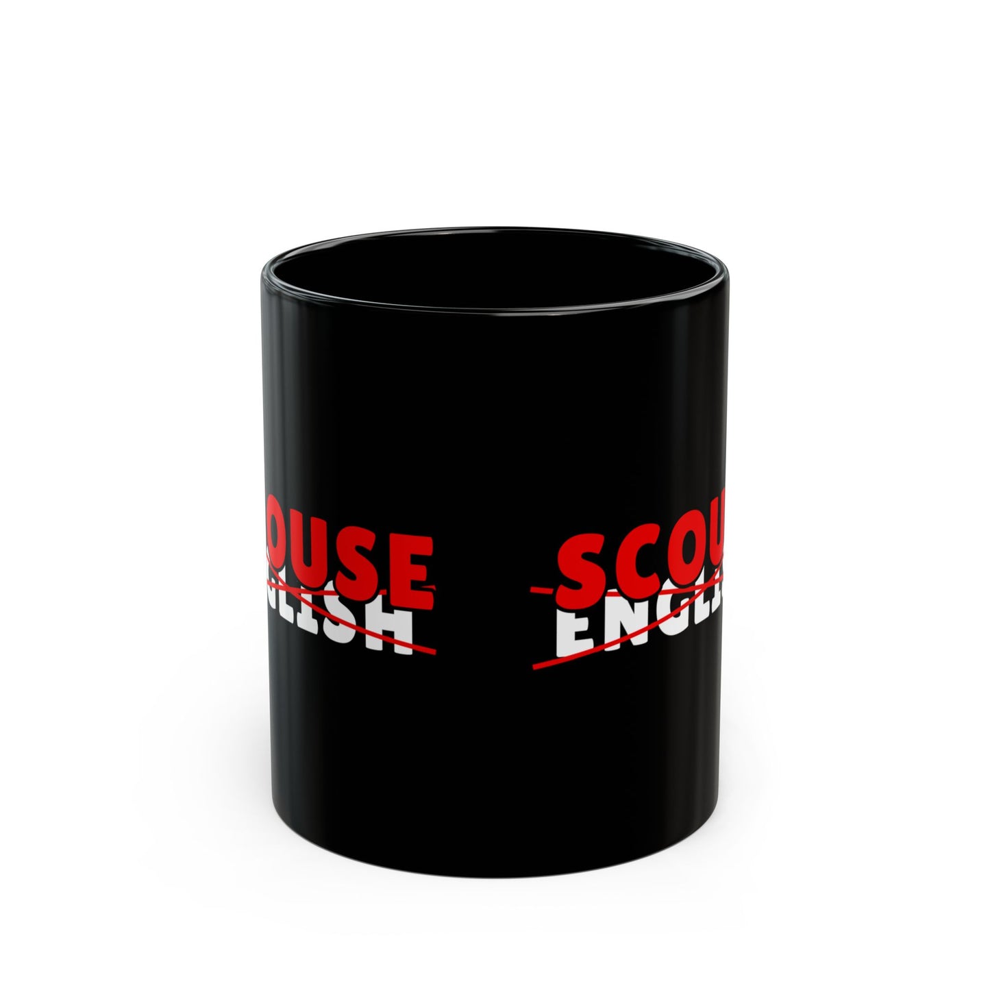 1892Gifts- Scouse Not English Mug