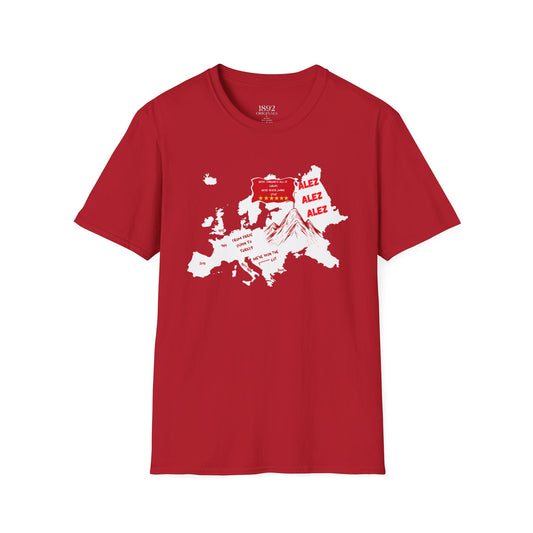 Paris down to Turkey t-shirt